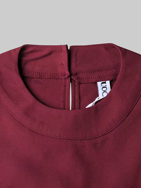 Long Sleeves Loose Solid Color Round-Neck Hoodies&Sweatshirt Tops - Image 9