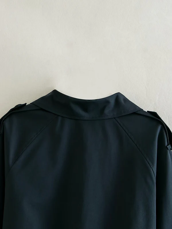 Long Sleeves Loose Split-Joint Lapel Jackets - Image 20