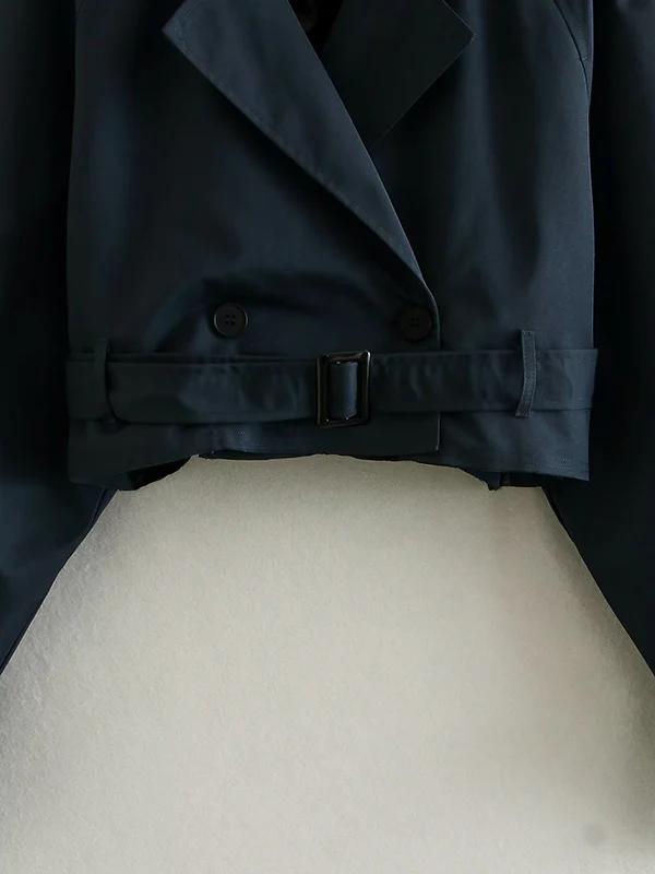 Long Sleeves Loose Split-Joint Lapel Jackets - Image 22