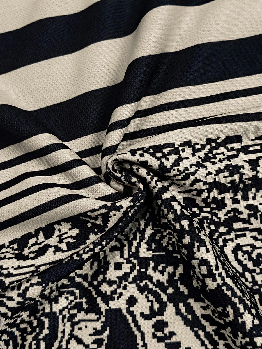 Long Sleeves Loose Striped Pullovers - Image 8