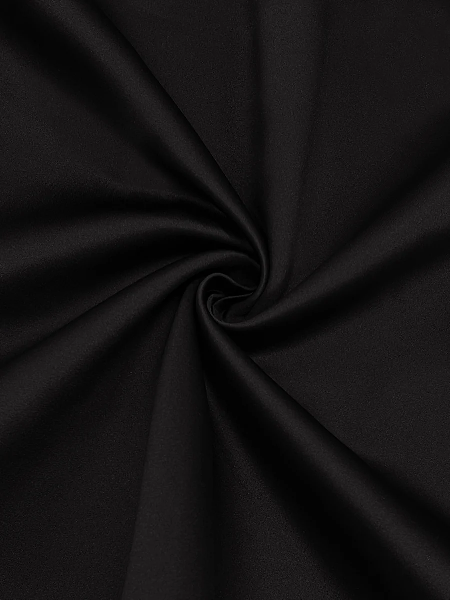 Long Sleeves Solid Color Round-Neck Midi Dresses - Image 8