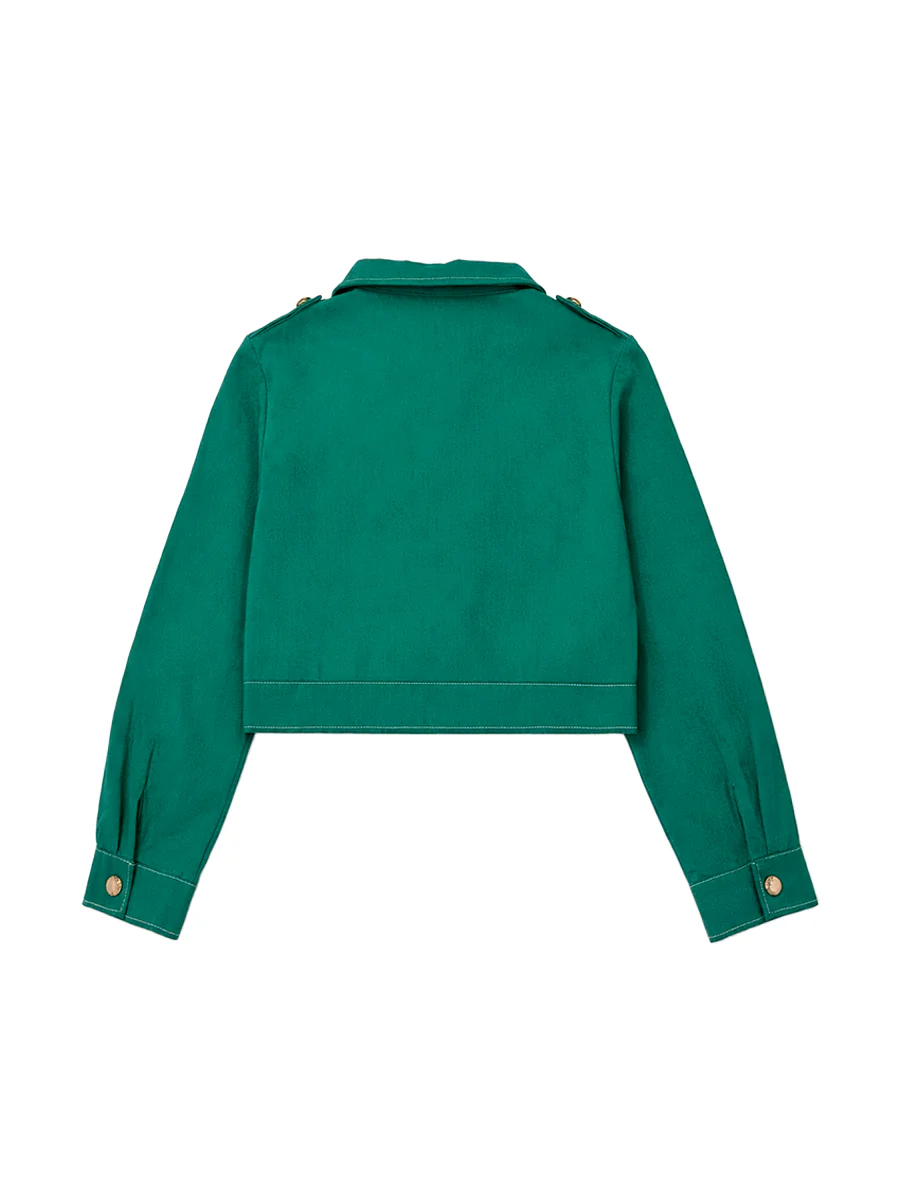 Long Sleeves Split-Joint Lapel Jackets&Coats Outerwear - Image 9