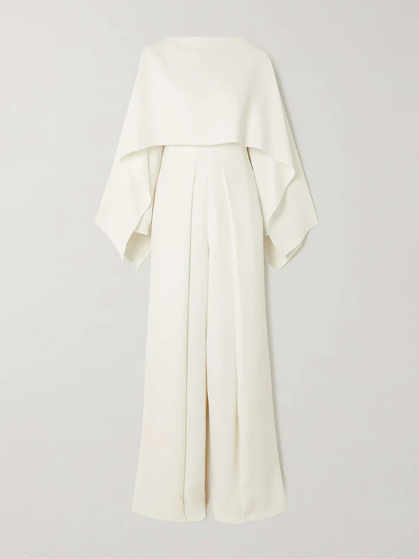 Long Sleeves Wrap Solid Color Zipper Jumpsuits - Image 10