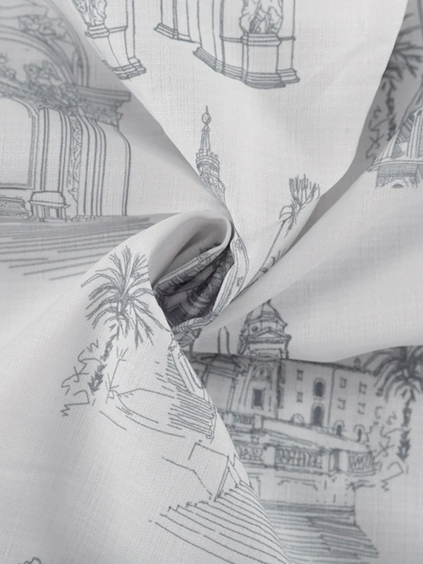 Loose Buttoned Printed Lapel Blouses Tops + Tied Bodycon Skirts Bottom Two Pieces Set - Image 13