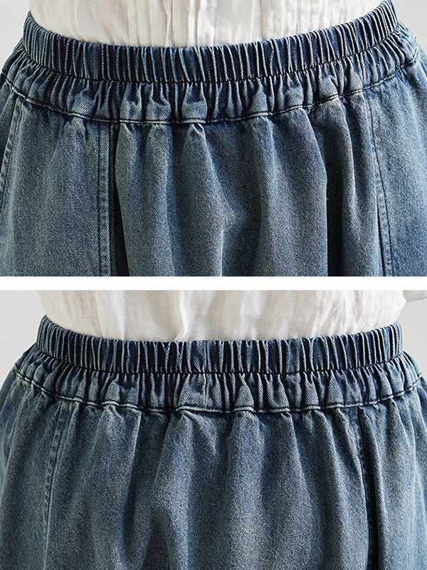 Loose Elasticity Gradient Skirts - Image 7