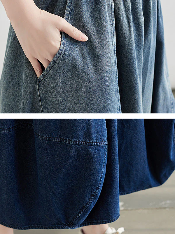 Loose Elasticity Gradient Skirts - Image 8