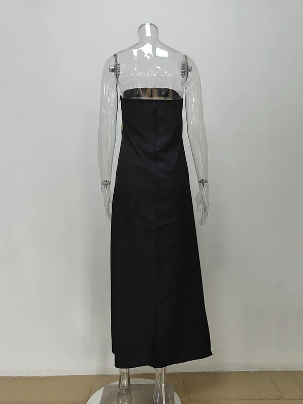 Loose Plus Size Printed Split-Joint Tube Maxi Dresses - Image 11