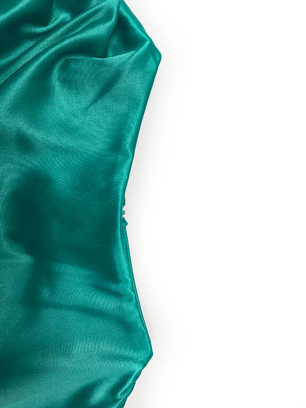 Loose Short Sleeves Pleated Solid Color Maxi Dresses - Image 3