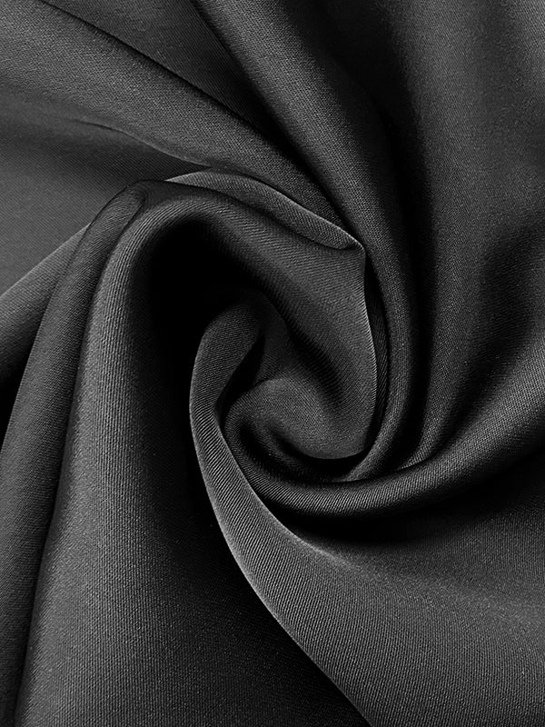 Loose Sleeveless Contrast Color Split-Joint Tiered High Neck Evening Dresses Midi Dresses - Image 8