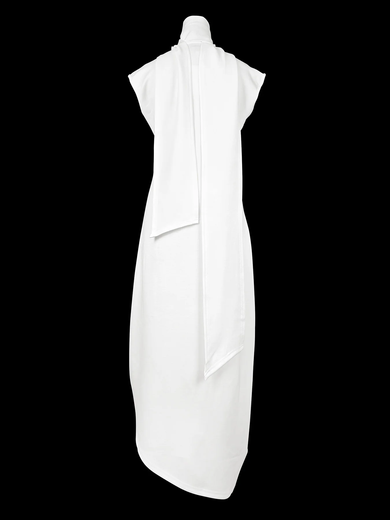 Loose Sleeveless Solid Color Split-side Shawl Collar Maxi Dresses - Image 13
