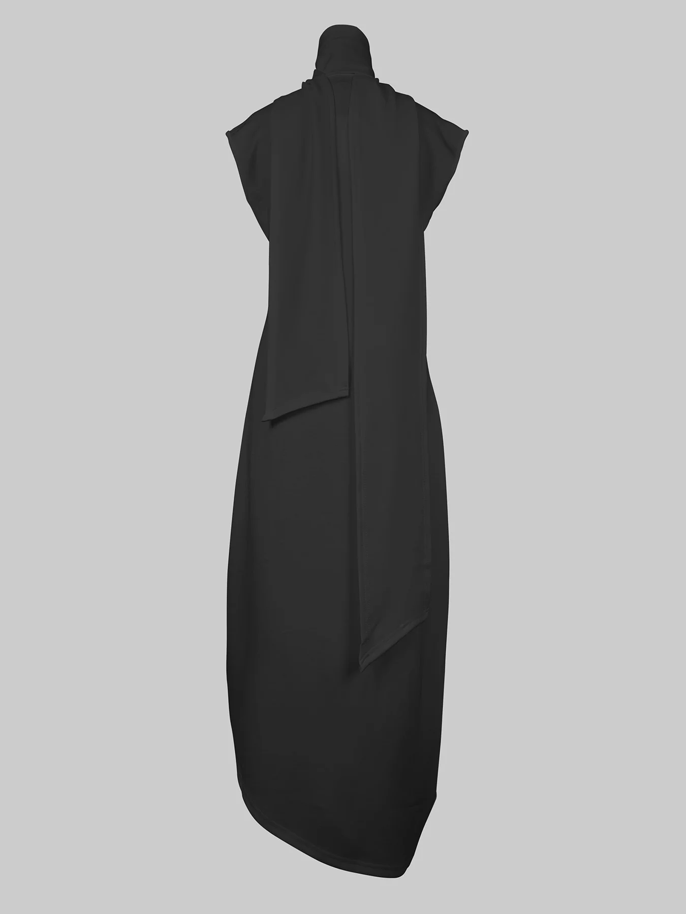 Loose Sleeveless Solid Color Split-side Shawl Collar Maxi Dresses - Image 19