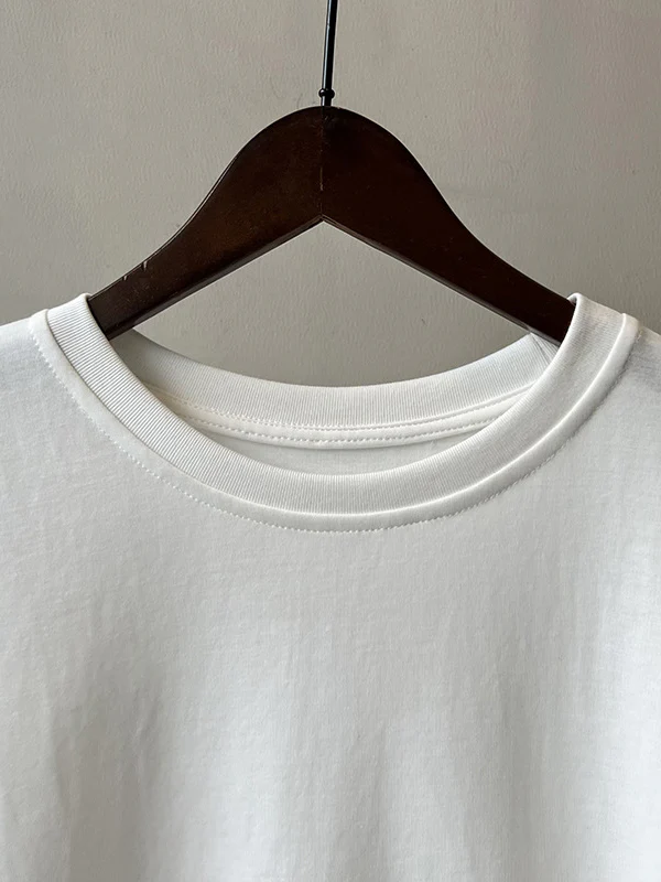 Loose Sleeveless Split-Joint Round-Neck T-Shirts Tops - Image 24