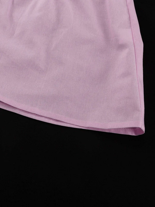 Loose Split-Joint Sleeveless Pleated V-Neck Vest + Pants Trousers Two Pieces Set - Image 13