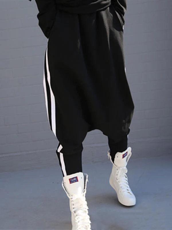 Loose Striped Empire Harem Pants - Image 2