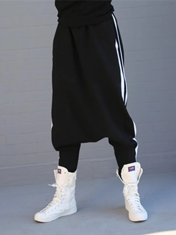 Loose Striped Empire Harem Pants - Image 3