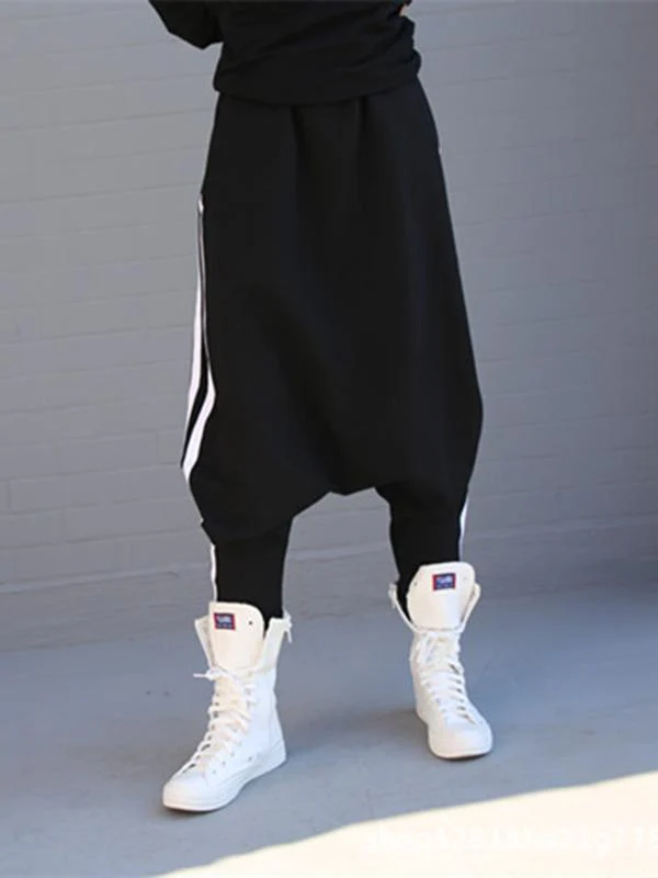 Loose Striped Empire Harem Pants - Image 4