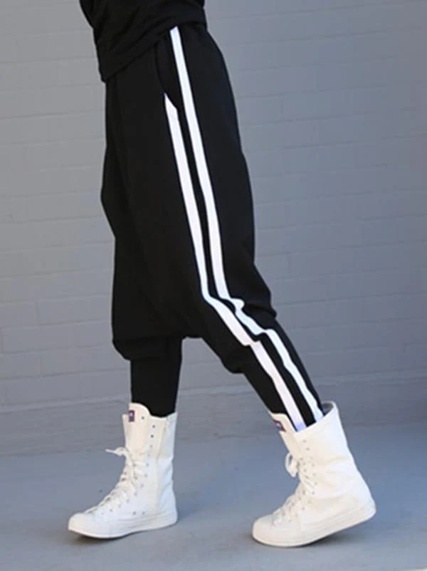 Loose Striped Empire Harem Pants - Image 6