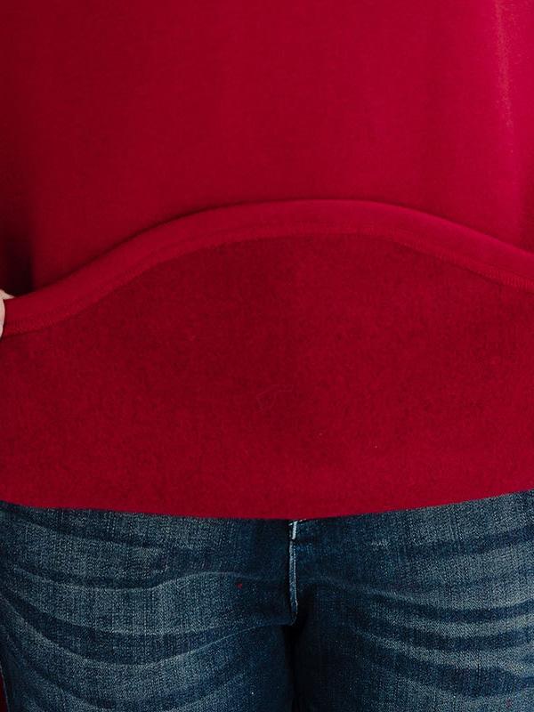 Loose Turtleneck Cropped Sweatshirt - Image 16