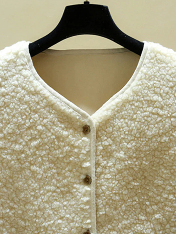 Loose Warm Lambswool Vest - Image 5