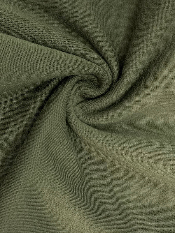 Loose Wide Leg Contrast Color Drawstring Elasticity Split-Joint Pants Trousers - Image 6