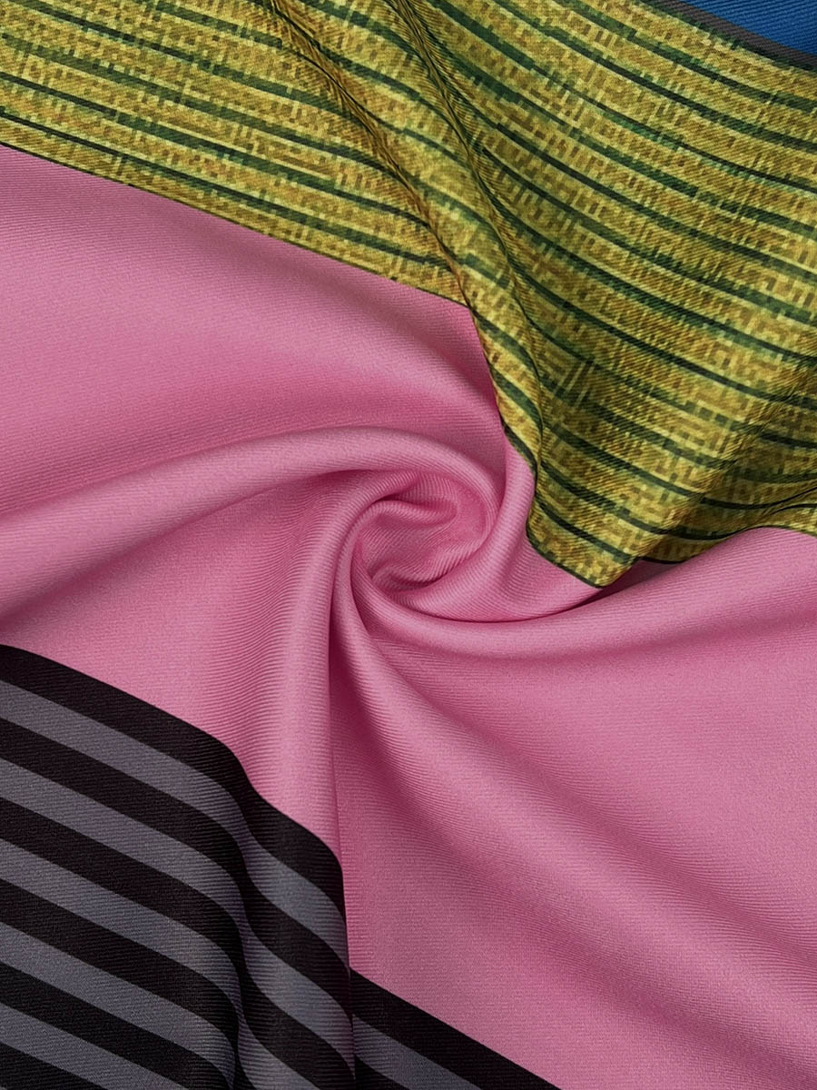 Loose Wide Leg Contrast Color Drawstring Printed Striped Casual Pants Bottoms Trousers - Image 10