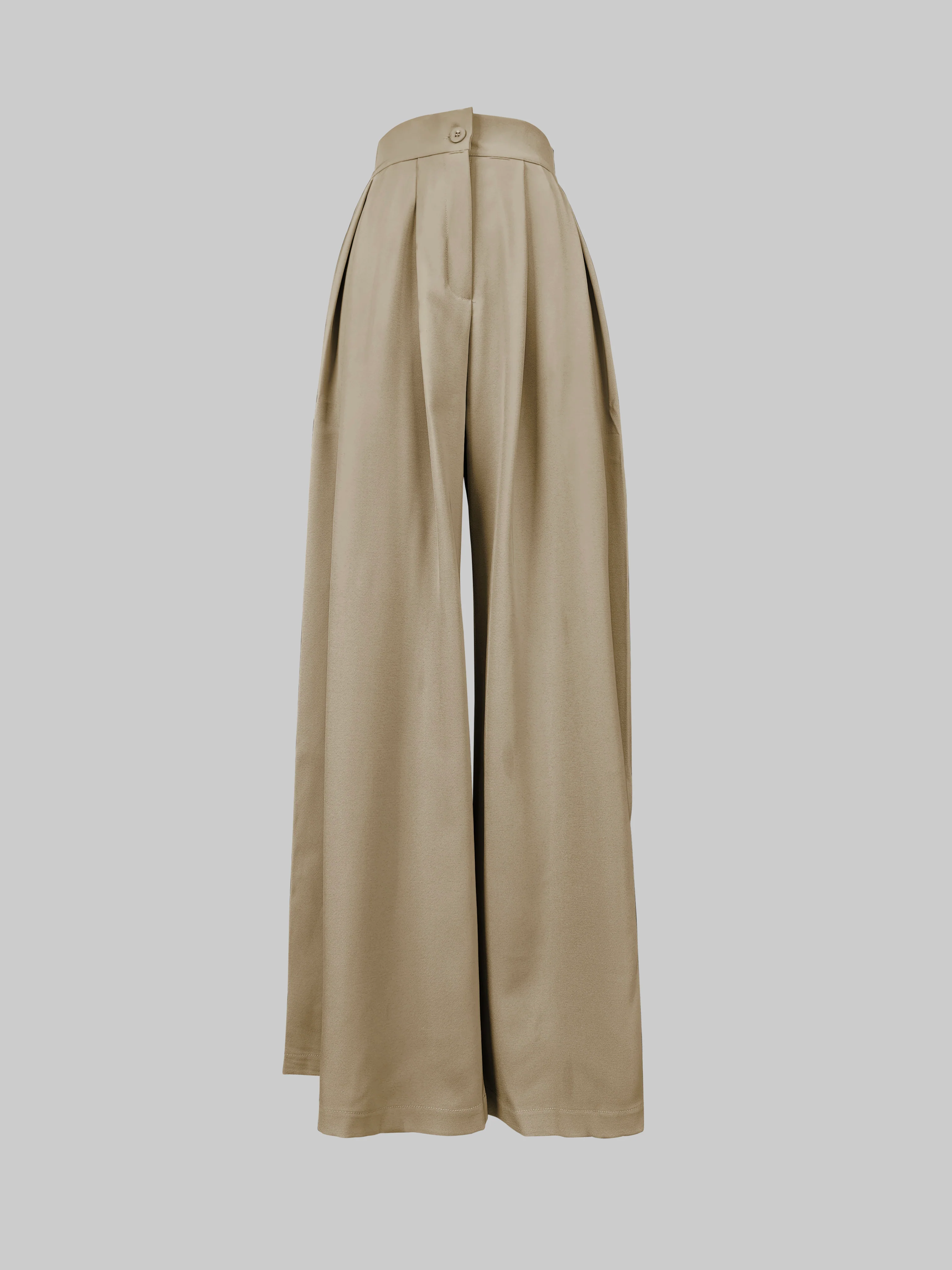 Loose Wide Leg Solid Color Casual Pants Bottoms Trousers - Image 3
