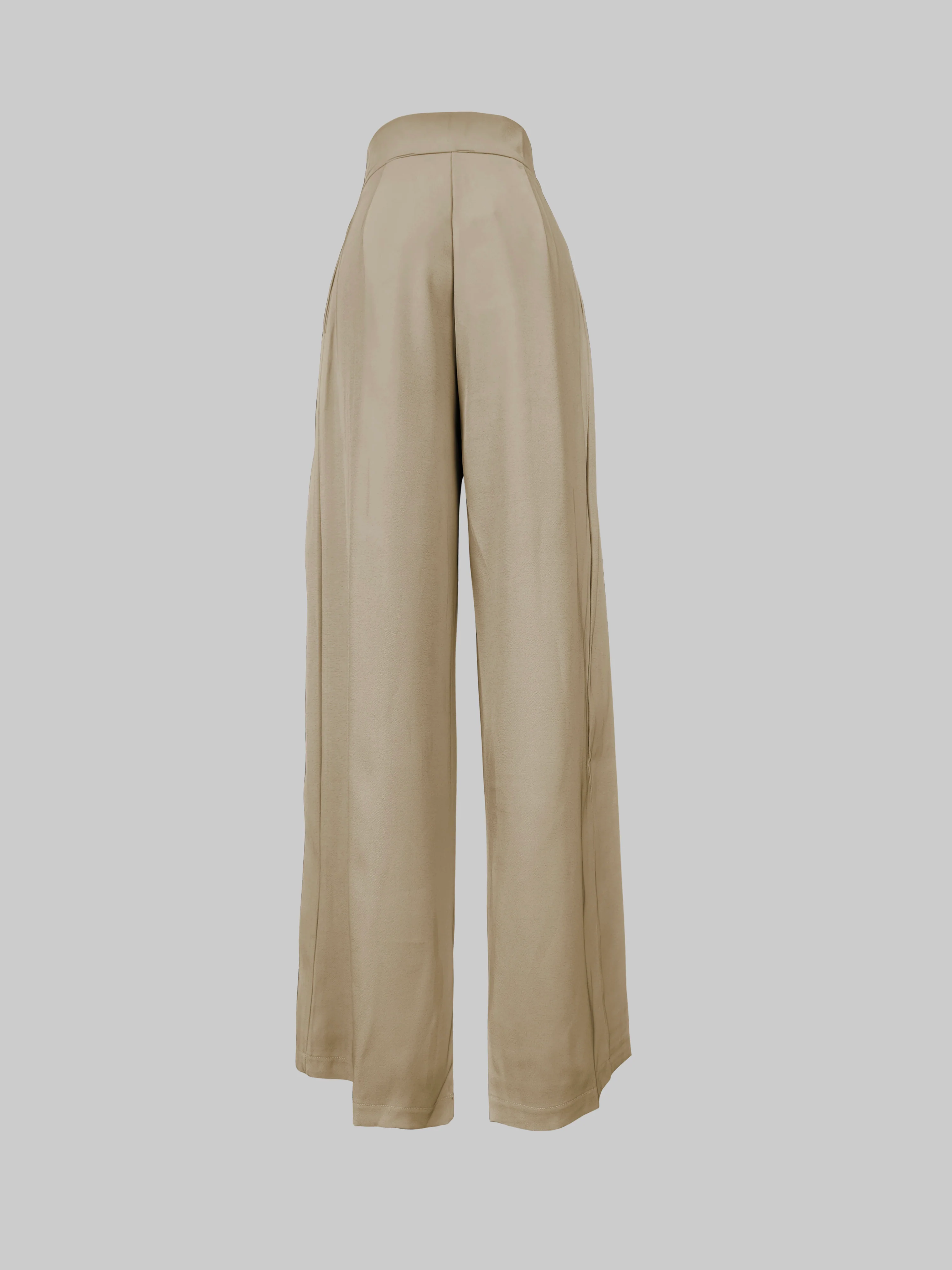 Loose Wide Leg Solid Color Casual Pants Bottoms Trousers - Image 4