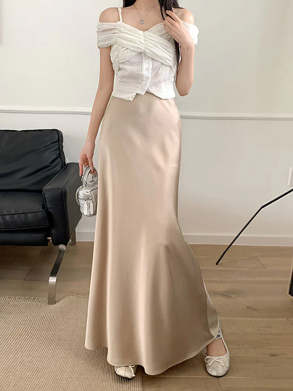 Mermaid Elasticity Solid Color Skirts Bottoms - Image 14