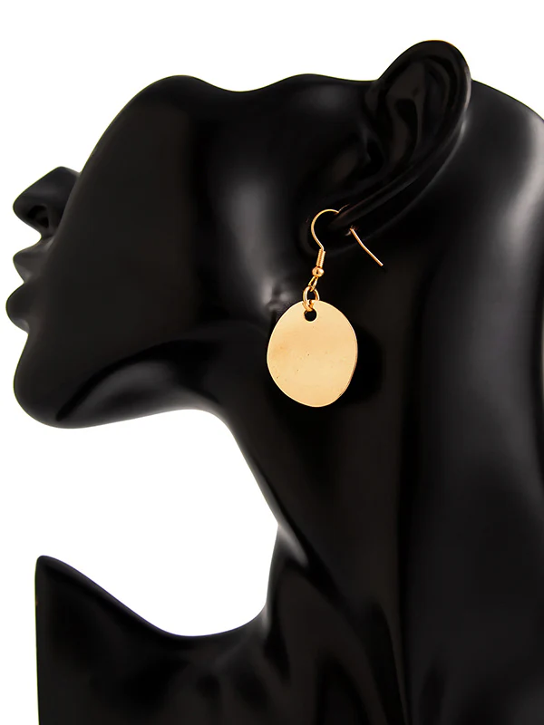 Normcore Chains Geometric Drop Earrings - Image 5