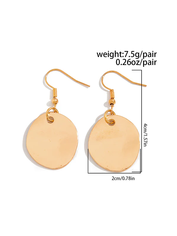Normcore Chains Geometric Drop Earrings - Image 7