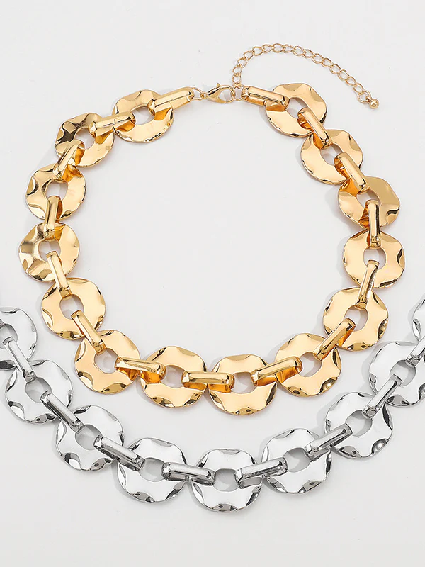 Normcore Chains Geometric Necklaces Accessories - Image 10