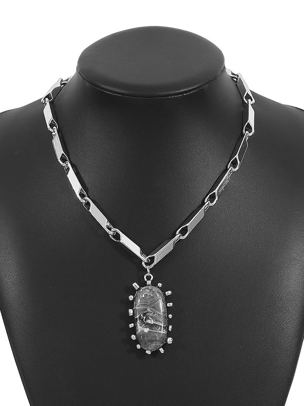 Normcore Chains Geometric Necklaces Accessories - Image 14