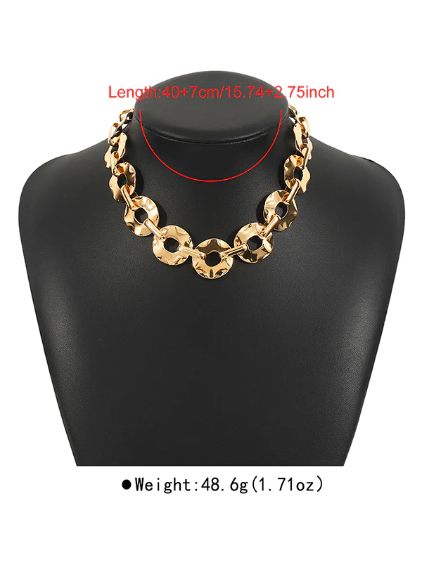 Normcore Chains Geometric Necklaces Accessories - Image 17