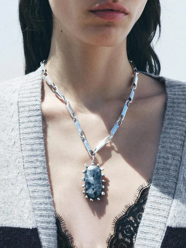 Normcore Chains Geometric Necklaces Accessories - Image 4