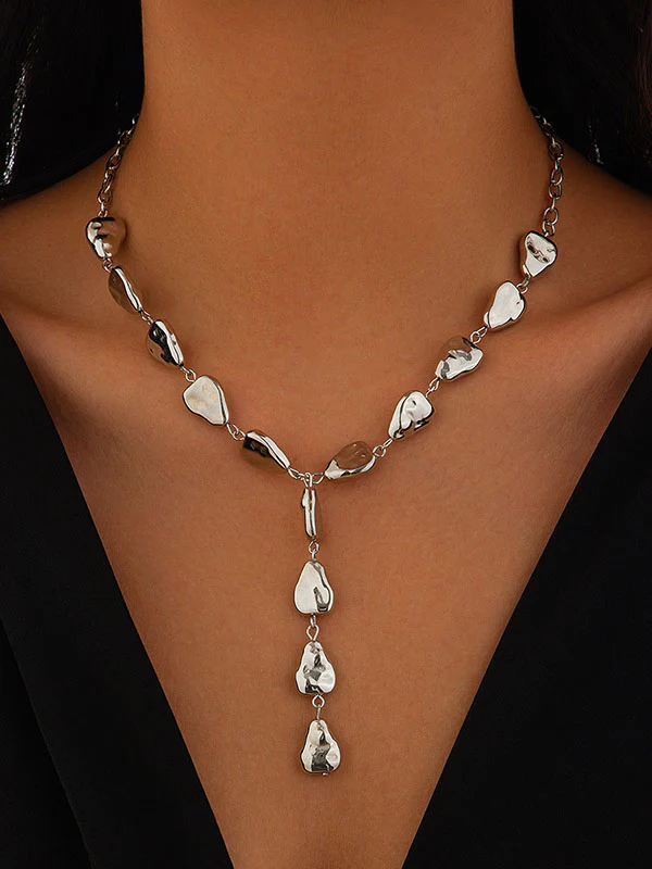 Normcore Chains Geometric Necklaces Accessories - Image 3