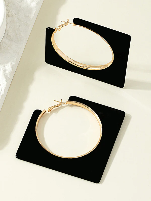 Normcore Geometric Drop Earrings - Image 7