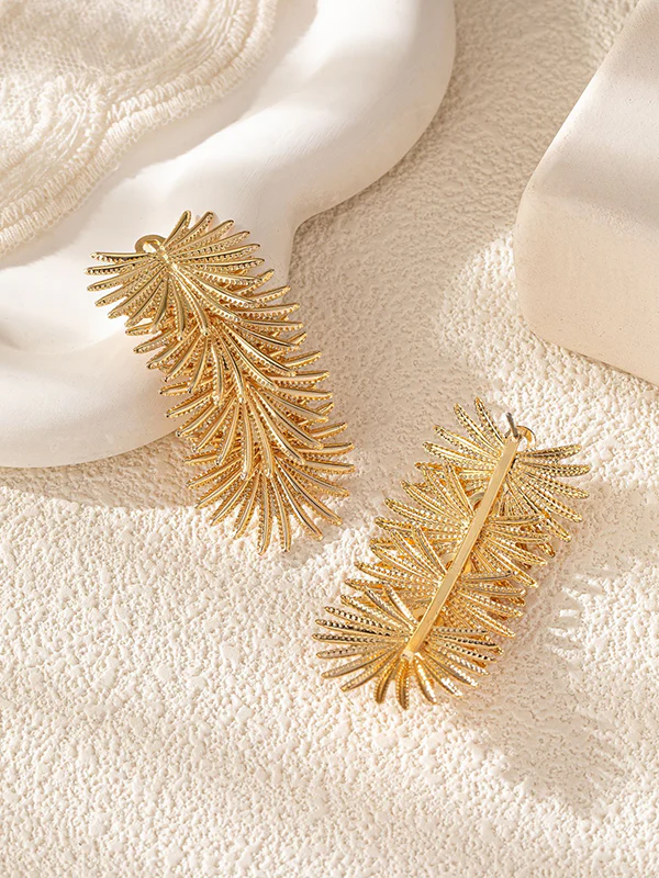 Normcore Geometric Drop Earrings - Image 2