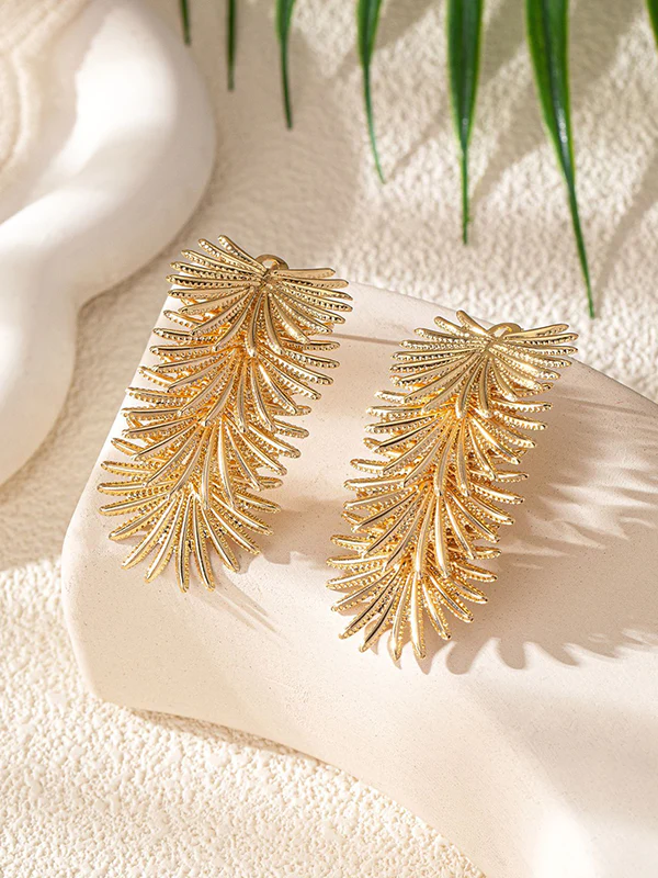Normcore Geometric Drop Earrings - Image 3