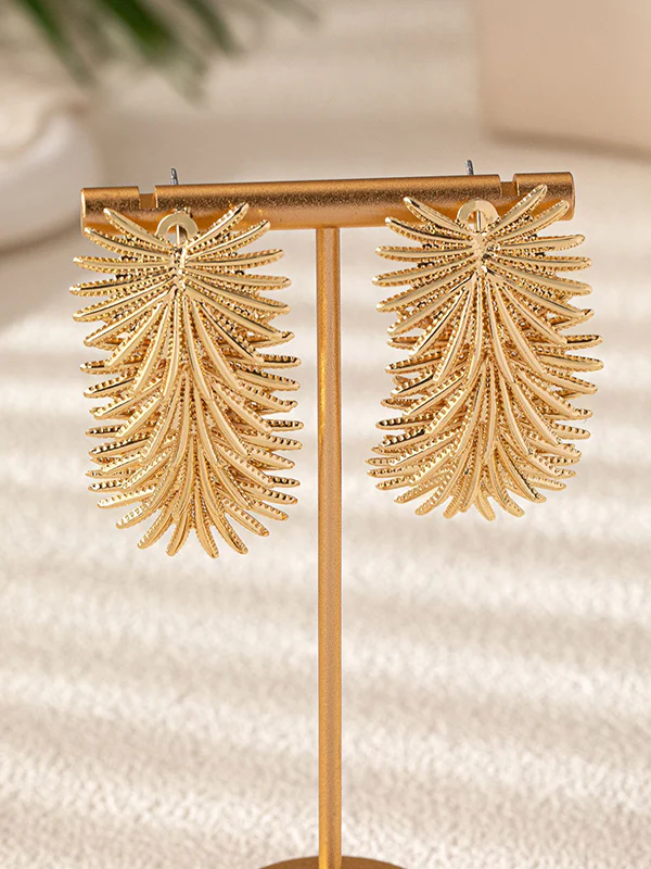 Normcore Geometric Drop Earrings - Image 4
