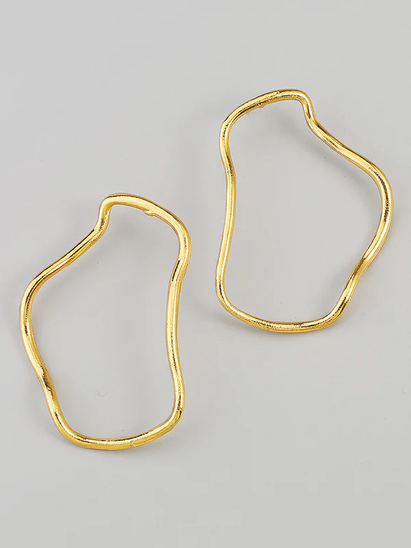 Normcore Geometric Drop Earrings - Image 10