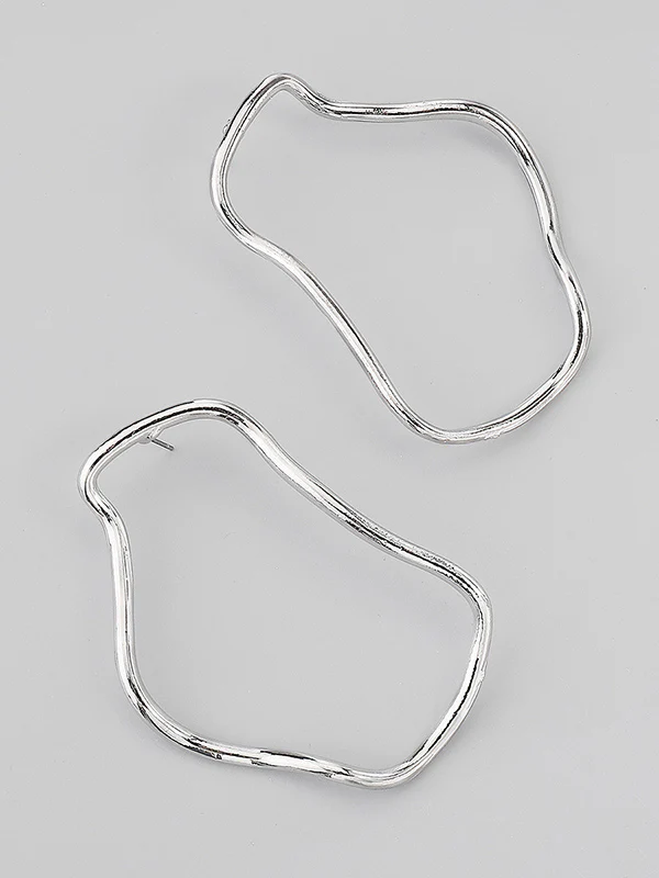 Normcore Geometric Drop Earrings - Image 12