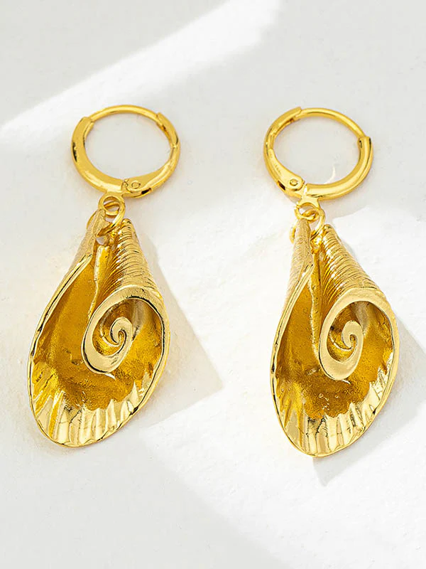 Normcore Geometric Drop Earrings - Image 2
