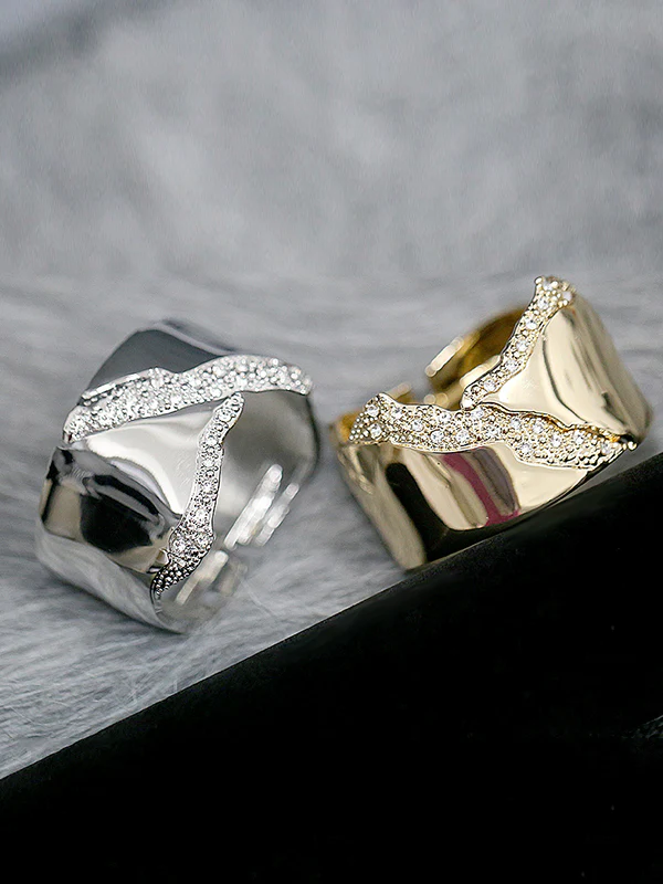 Normcore Geometric Rhine Stones Bracelet Accessories - Image 10