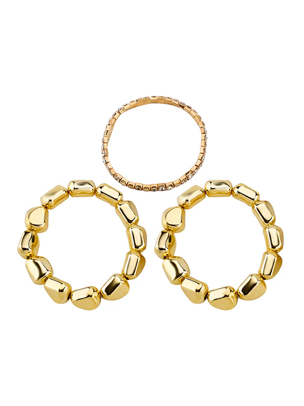 Normcore Geometric Rhine Stones Bracelet Accessories - Image 7