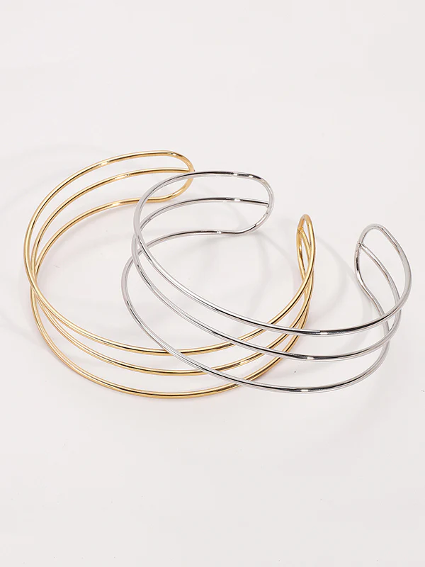 Normcore Geometric Ringent Choker Necklace Necklaces Accessories - Image 5