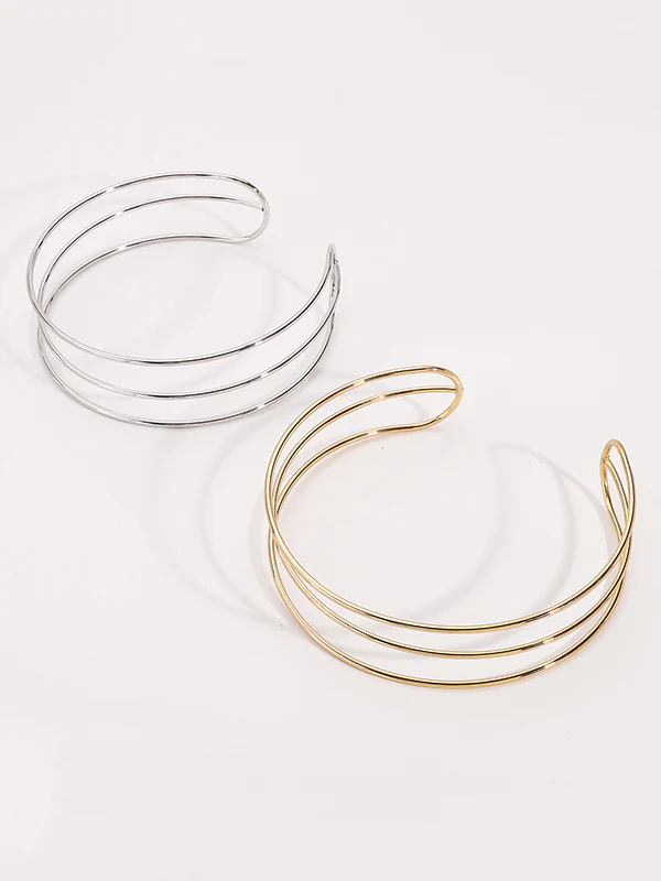 Normcore Geometric Ringent Choker Necklace Necklaces Accessories - Image 6