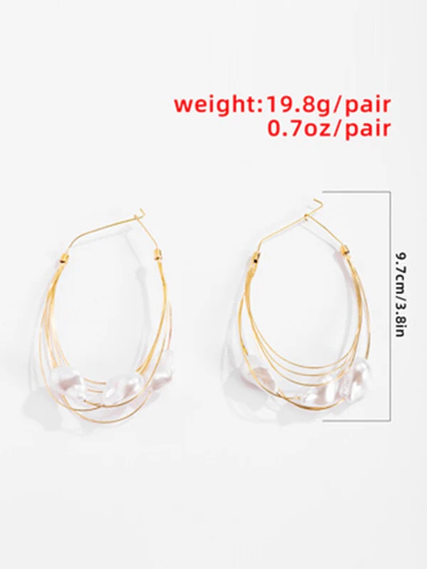 Normcore Tasseled Pearl Ear-Ring - Image 10