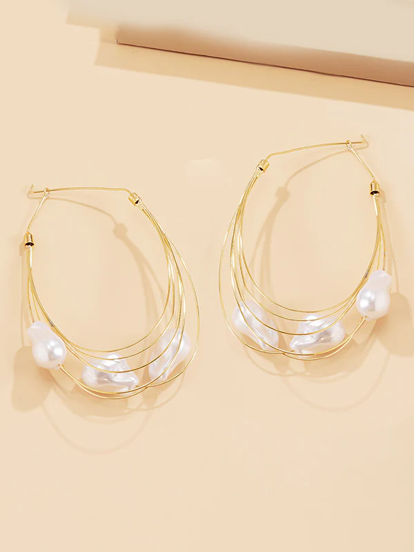 Normcore Tasseled Pearl Ear-Ring - Image 6
