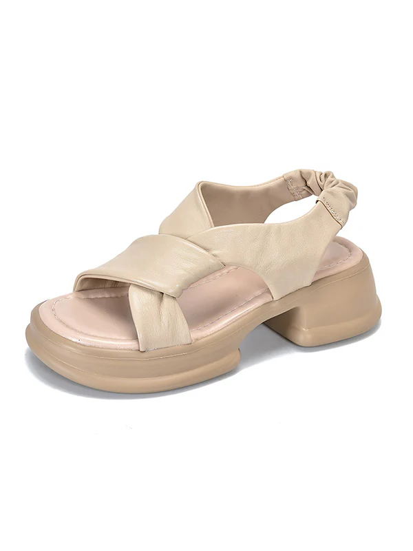 Open Toe Platform Shoes Sandals - Image 19