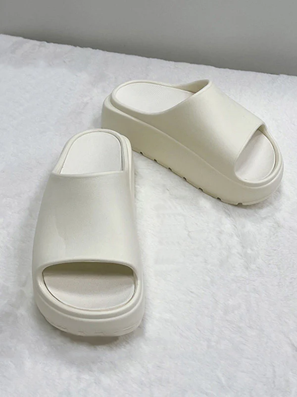 Open Toe Platform Shoes Slippers - Image 11